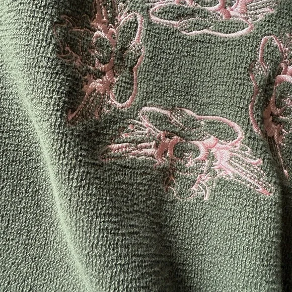 BOYS LIE Green Up In Smoke Racer Hoodie - Picture 3 of 5